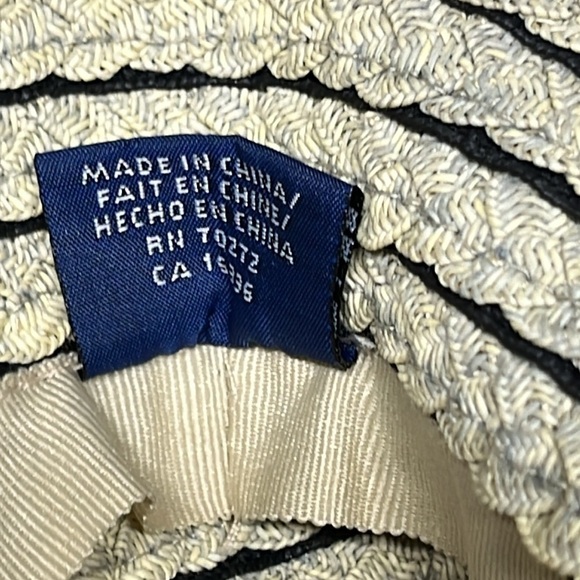 Liz Claiborne Crazy Horse Summer Sun Hat - Picture 5 of 9